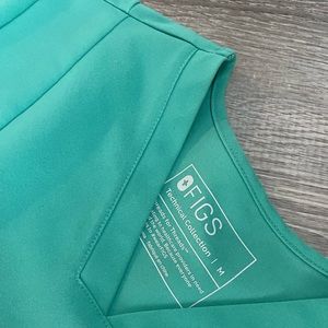 Figs Set in Surgical Green